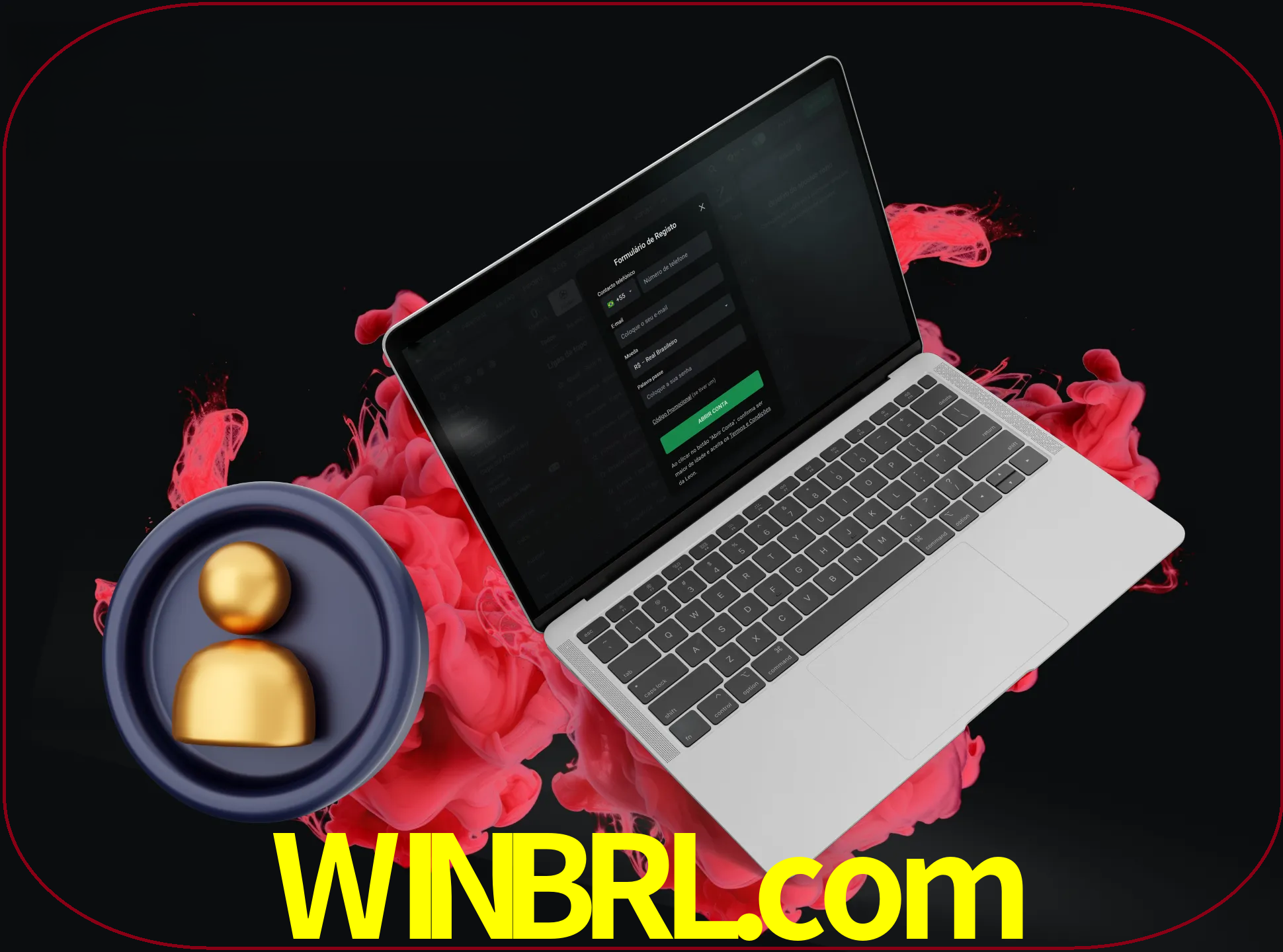 No cabeçalho do site winbrl, clique no botão que o levará a um formulário especial onde terá de introduzir as suas informações actuais.