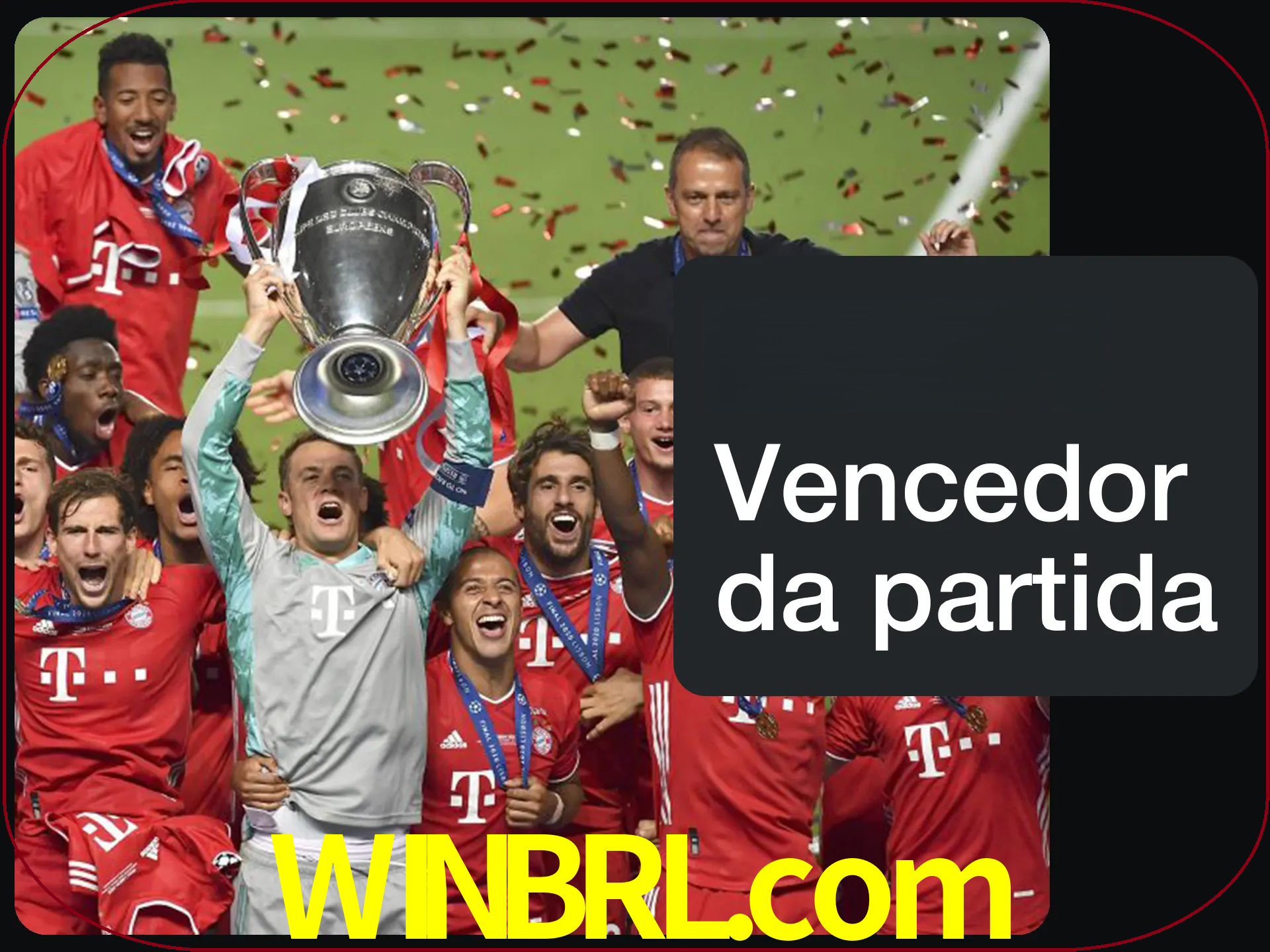 Aposte no vencedor e ganhe uma grande quantia de dinheiro.