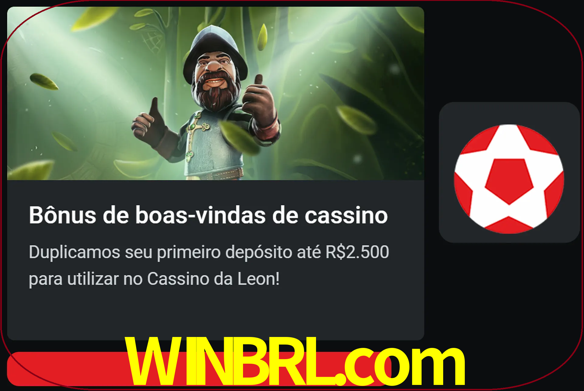 Receba seu dinheiro do bônus de boas-vindas após o primeiro depósito.