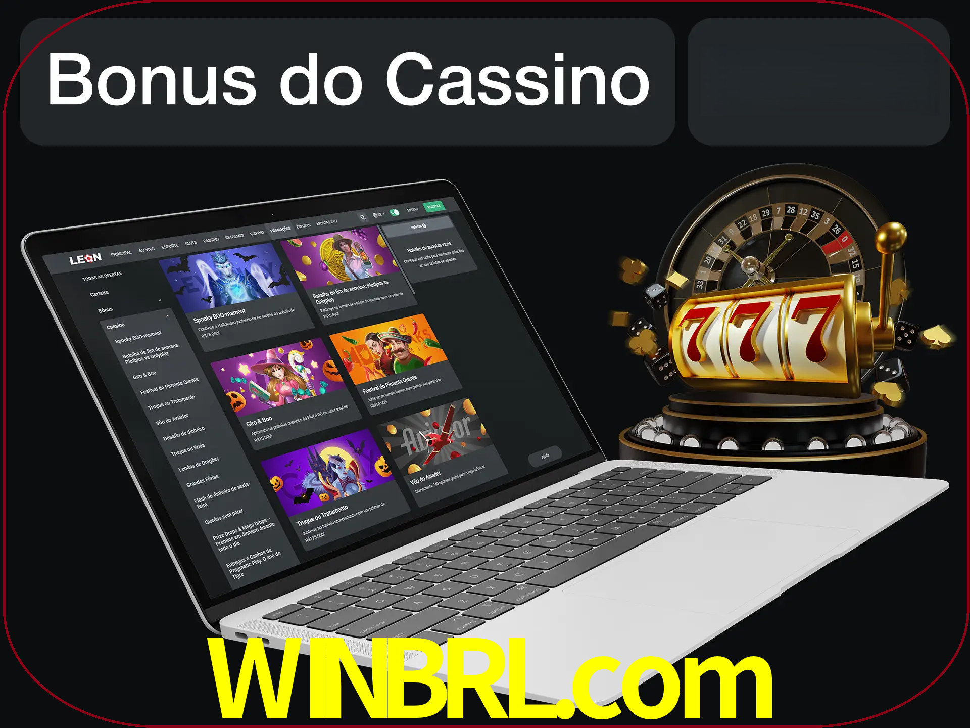 Use o bônus do cassino para começar melhor.