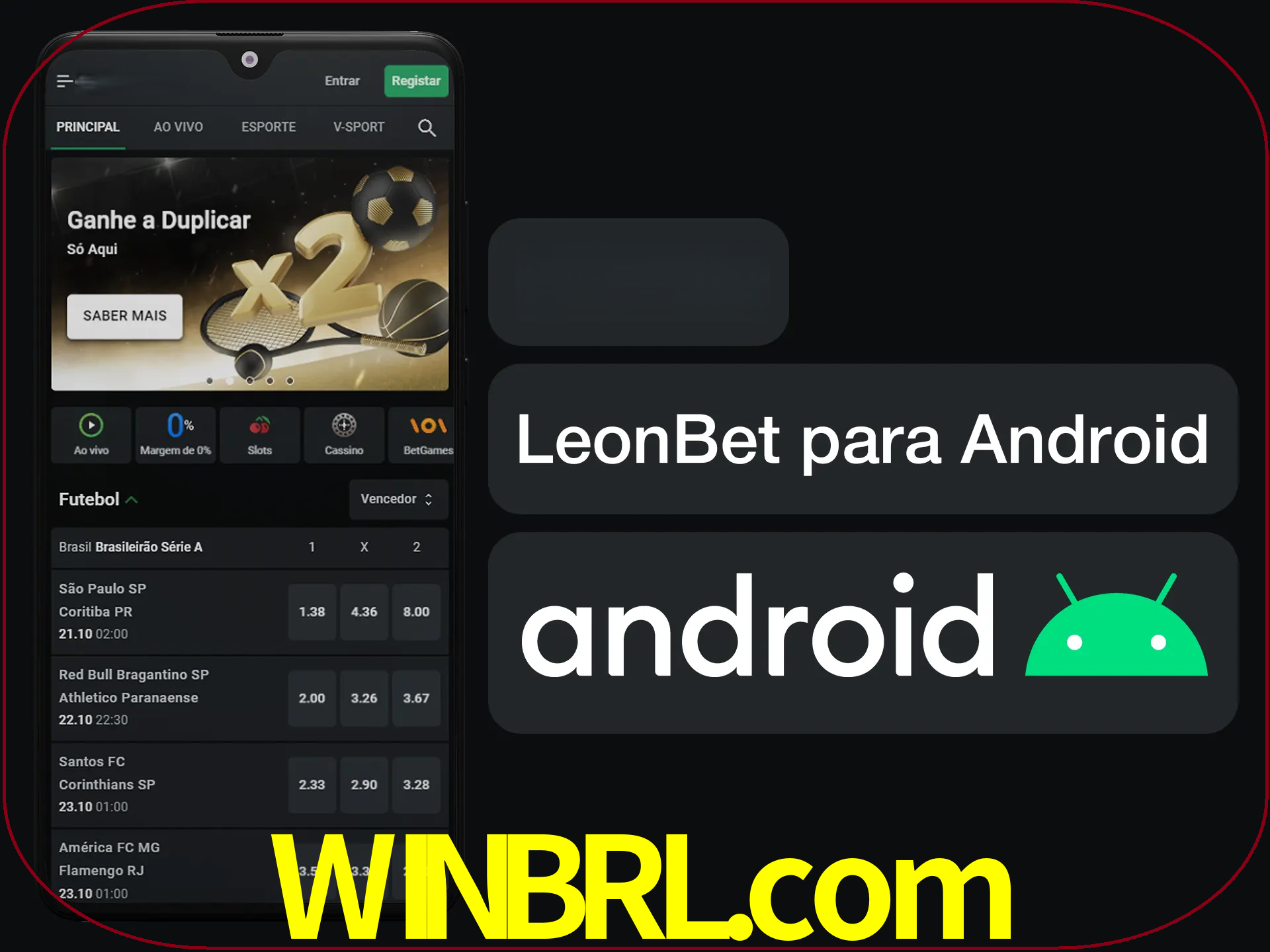 Adquira sua versão poket de LeonBet.