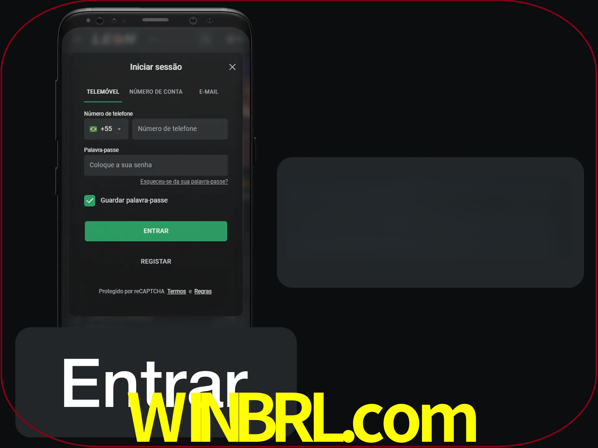 Faça o login para começar a apostar e jogar no cassino.