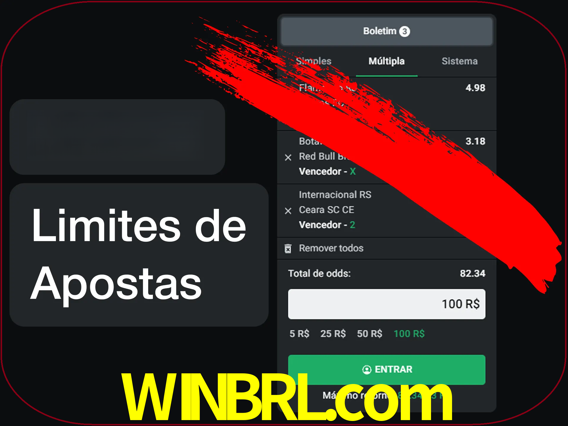 Não faça apostas loucas.